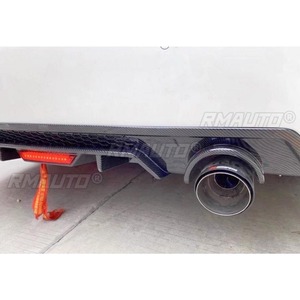 Diffuseur de pare-chocs arrière pour Honda Civic 10ème génération 2016-2020, pièce de modification, protection de pare-chocs, accessoire - Product Image 5