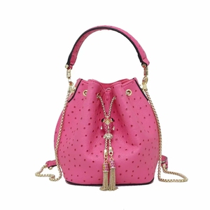 Mới đến cao cấp phụ nữ sang trọng dây rút túi xô với cá kim loại L Phụ nữ cao cấp rắn Python chéo cơ thể túi xách tay Ví - Product Image 1