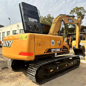 SANY SY135C Pelle hydraulique sur chenilles d'occasion Petite pelle de Construction de terrassement d'Occasion SY135 135C Machine SANY - Product Image 3