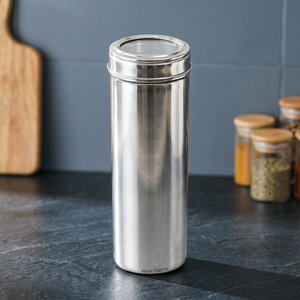 Stainless Steel Classic Eco-Friendly Detachable 0.5-1L Capacity Pasta Cover Storage <b>Jar</b> Food <b>Spice</b> Tea Honey - Product Image 3