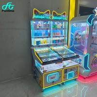 Machine de jeu commerciale à monnayeur Funtime avec éclairage néon, distributeur de cadeaux et jeu de flipper