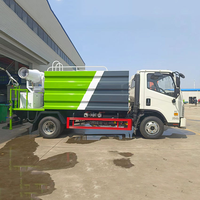 Camion Canon à Brouillard Léger de 7 Mètres Cubes, Diesel Euro 3, 4x2, Compact, pour la Suppression de la Poussière et la Désinfection par Pulvérisation