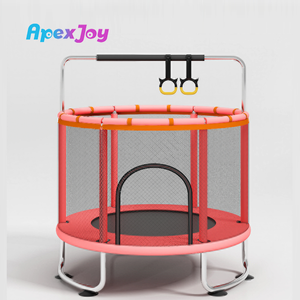 Trampolín Interior y Exterior para Niños, Cama Elástica Segura con Red de Seguridad y Aro de Baloncesto, Equipo de Juego para Niños y Niñas en Oferta para Diversión Familiar - Product Image 3