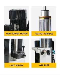 Tamanho pequeno Alta Precisão Pneumática Servo Motor Perfuração Tapping Spindle Power Head Unit perfuração automática e máquina de rosqueamento - Product Image 4