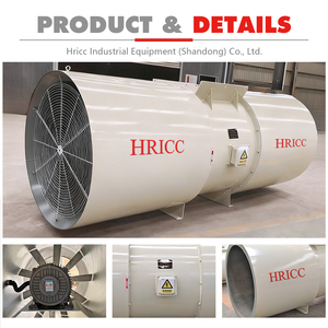 Ventilateur de tirage à jet pour tunnel souterrain, en acier inoxydable, électrique, personnalisable (ODM/OEM), 5-250 kW, pour évacuation des fumées, avec ventilation libre. - Product Image 4