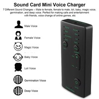 Machine à effets sonores mini professionnelle à prix avantageux M1, téléphone portable, ordinateur, changeur de voix multi-voix
