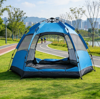 Tente de camping polyvalente RAYCIN pour les vacances en famille, la randonnée, les aventures, les sorties à la plage, les pique-niques et l'utilisation en jardin