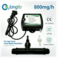 Générateur d'ozone 12V DC basse tension pour spa, 800mg/h, purificateur d'eau sans produits chimiques, ozoniseur O3 pour bain froid et spa, usage industriel