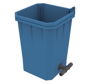Hydroponic Plastic Net Pots Grow Buckets And Mesh Lids For Hydroponic Gardening