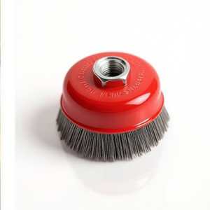 แปรงลวดเหล็กแบบลูกฟูก ขนาด M14 สำหรับขัดเงา - Product Image 2