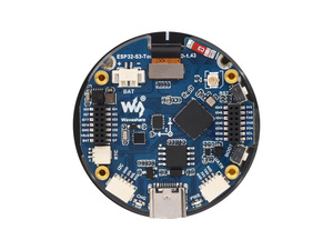 ESP32-S3-Touch-AMOLED-1.43 Waveshare Papan Pengembangan Layar AMOLED 1.43 inci 466*466 Antarmuka QSPI Layar Bulat - Product Image 4