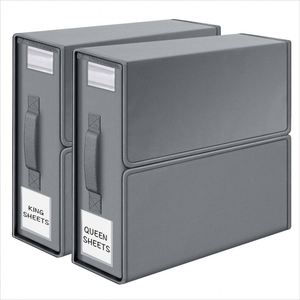 Custom Logo Oxford Fabric Bed Sheet <b>Box</b> Organizers <b>Storage</b> SheetCube Duvet Cover <b>Box</b> - Product Image 1