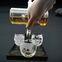 Offre Spéciale Carafe à whisky en verre faite à la main pour vodka Rhum whisky tequila carafes à whisky