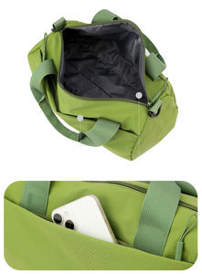 Yüksek kalite Unisex küçük spor çanta hafif spor seyahat silindir çanta özel Logo egzersiz dans spor Crossbody spor silindir çanta - Product Image 3