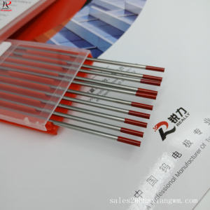 Electrodo de Tungsteno para Soldadura <span class=keywords><strong>TIG</strong></span> de Acero Inoxidable con Punta Roja WT20 2.4x175 (3/32''x7\") - Product Image 5
