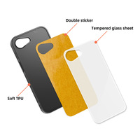 Étui de téléphone portable personnalisé en TPU PC avec design sportif en sublimation 2D noir pour iPhone 13 Pro Max avec logo électro-plaqué