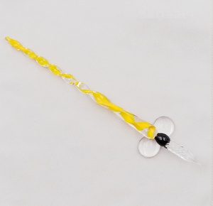 2026 Hot Sales Wholesale Crystal Dip Glass <b>Pen</b> Set Smoothly Writing Fancy Fountain <b>Pen</b> - Product Image 4