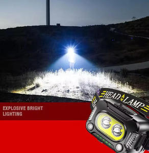 ไฟฉายคาดศีรษะ LED แบบชาร์จ USB รุ่นใหม่ ปี 2025 พร้อมระบบเหนี่ยวนำคลื่น COB XPG แสงคู่ สว่างพิเศษ พร้อมหน้าจอแสดงพลังงาน สำหรับกิจกรรมกลางแจ้ง - Product Image 2