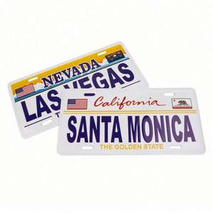 Plaque d'immatriculation de voiture vintage en fer blanc personnalisée par le fabricant, plaque métallique décorative - Product Image 6