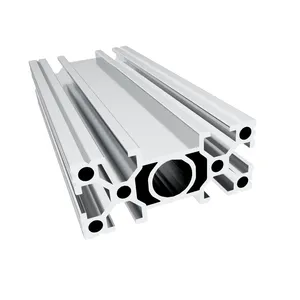 Customizable 6061 Manufacturer Silver Extrusion Aluminum Frame Profile For Industrial Automated Production Lines