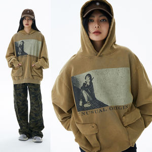 Sudaderas Lisas de Otoño, Tejido Grueso, Personalizadas con Estampado Gráfico DTG, de Poliéster/Algodón, para Fabricantes - Product Image 1