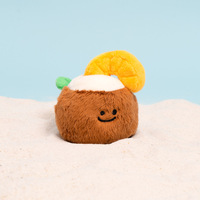 Jouet pour chien en peluche polyester coréen ZHONGYA avec sons, design de dessin animé Cache-cache, logo personnalisé - Utilisation quotidienne pour les chiens