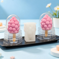 Jianye Melkwitte Druivenijs Mousse Siliconen Mal Eco-vriendelijk Herbruikbaar 3D Fruitvormig Breed Temperatuurbereik Makkelijk Ontvormen