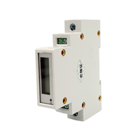 Compteur d'énergie monophasé compact Heyuan sur rail DIN avec RS485, mesure haute précision, données IC enregistrées automatiquement, mise hors tension