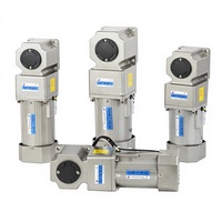 Moteur à induction AC compact à angle droit, à arbre creux et plein, monophasé, 400W, à couple élevé avec réducteur
