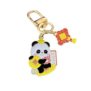 Porte-clés en alliage de zinc léger personnalisé avec logo 2D, impression par transfert thermique, fabricant de Guangdong, Chine - Product Image 1