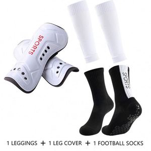 Chaussettes de football antidérapantes épaissies en tissu éponge avec couvre-jambes et protège-mollets divins - Product Image 5
