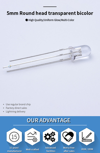 หลอดไฟ <span class=keywords><strong>LED</strong></span> แบบเจาะรูกำลังสูง ความยาวคลื่น 810nm 3000nm 4000nm 4500nm 940nm 5 มม. ทรงกลม ไดโอด <span class=keywords><strong>LED</strong></span> 850nm อินฟราเรด - Product Image 2