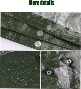 Bâche PE imperméable enduite FEP 160/180 GSM, largeur 2 à 6 m, pour tente de camping rectangulaire, tapis, <span class=keywords><strong>pergola</strong></span>, auvent, mobilier de jardin, abri d'ombrage - Product Image 3