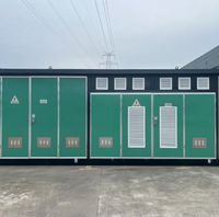 Transformateur de type conteneur, triphasé, 110 kV, 630 kVA, boîtier en acier, protection IP65, conception intégrée, fabriqué par un fabricant professionnel