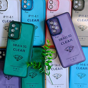 Bon marché Prix lentille Protection TPU étui de téléphone portable pour <span class=keywords><strong>Samsung</strong></span> Galaxy A15 A05S A25 <span class=keywords><strong>A12</strong></span> A25 M55 F15 A35 5G étuis transparents - Product Image 2