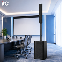 Enceinte colonne Line Array mince, enceinte Bluetooth sans fil avec basses, pour auditorium et salle multifonctionnelle