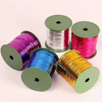 Attaches torsadées en PET Fanxing durables et colorées en rouleau pour machine de découpe électrique et emballage cadeau
