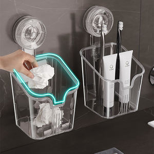 Suction Cup Wall Mounted <b>Storage</b> <b>Box</b> Bathroom Organizer Gel for Shower Kitchen Organizer for <b>Tools</b> Bags Bag <b>Storage</b> Rack for - Product Image 1