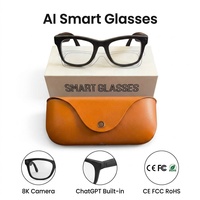 Gafas Inteligentes con IA de Alta Calidad, MTS ULTRA, Activación por Voz, Traducción Inteligente, Cámara 1080P, IPX-5, Caja de Carga Magnética, Llamadas