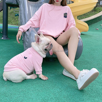 Sweat à capuche de haute qualité avec motif Paris pour la famille, vêtements assortis pour humains et chiens vente en gros