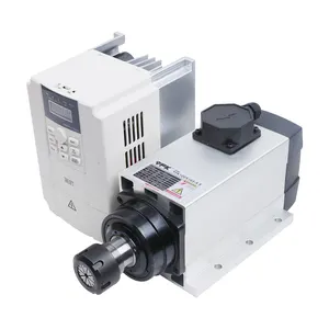 Spindle Kit High Speed 18000Rpm Air Cooled Milling Spindle kit 4.5KW ER32 AC inverter Best Price YFK120*103-4.5