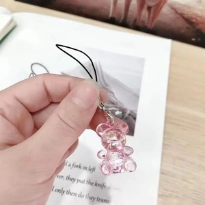 1pc Cute Cartoon Anime <strong>Bear</strong> Crystal Mobile <strong>Phone</strong> Chain Fashion Bag <strong>Charms</strong> Lovely <strong>Phone</strong> Strap Keychain Decoration <strong>Phone</strong> Lanyard - Product Image 3