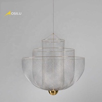 Lustres en cristal dorés modernes de luxe pour salle à manger intérieure, luminaires suspendus pour plafonds hauts, salon