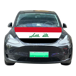 Couverture <span class=keywords><strong>de</strong></span> capot <span class=keywords><strong>de</strong></span> voiture nationale abordable drapeau Irak couverture <span class=keywords><strong>de</strong></span> moteur <span class=keywords><strong>de</strong></span> voiture drapeau vente directe d'usine tissu polyester - Product Image 2