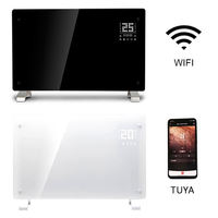 Chauffage électrique à convection WIFI 2000W, panneau chauffant en verre, panneau chauffant infrarouge, chauffage mural, convecteur