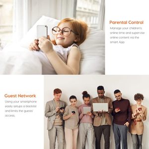 Router WiFi Smart Tenda AC1200 |   Router Internet Wireless Dual Band |   Modalità AP |   IPv6 |   WiFi per ospiti, <span class=keywords><strong>controllo</strong></span> parentale (AC5V3.0), - Product Image 6