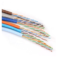 Cable de red Premium CCA 23awg UTP Cat 6 Cable Ethernet de 305m para uso en interiores y exteriores pasa la prueba Cables de comunicación puros