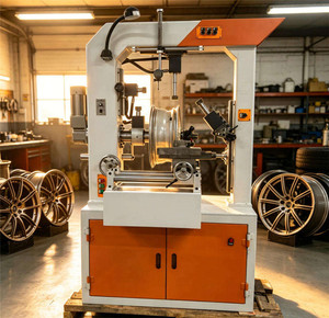 Machine de redressage de jantes en alliage de haute précision pour usage commercial, prix de la réparation hydraulique - Product Image 3