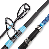 Canne à pêche spinning de surf Topline 3,6m 4,5m en carbone, canne de voyage 4 brins, canne à pêche spinning 20-40LBS pour la pêche en surf