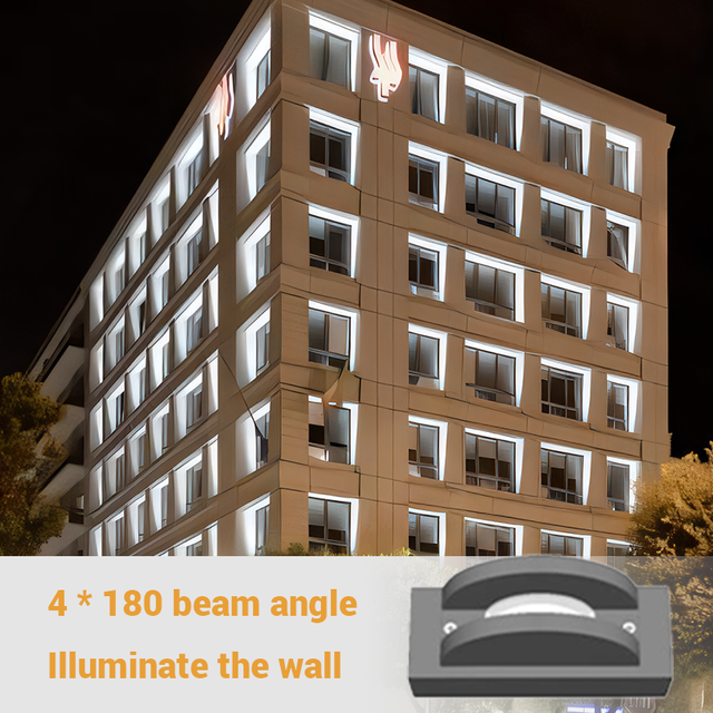 DC24V RGBW 4in1 LED Outdoor Window Lamp Hotel Exterior Wall Decorative Lighting for Window Lighting Outdoor Lighting Product